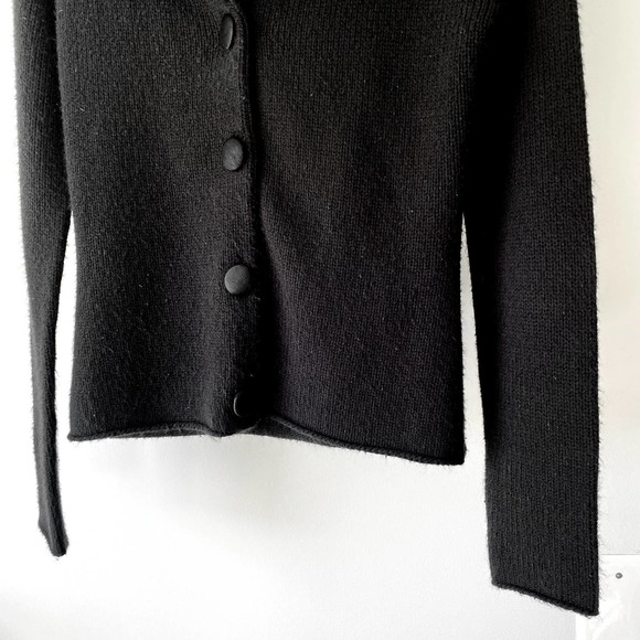 WET SEAL Black button cardigan Size M - Picture 4 of 9